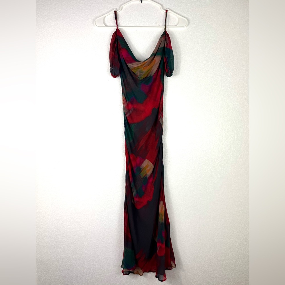 Rat & Boa Colorful sheer maxi dress size XXS - Picture 3 of 10